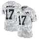 ＃17 Men's Dicaprio Bootle Arctic Camo Limited Detroit Lions 2024 Salute to Service Jersey