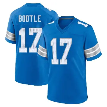 ＃17 Men's Dicaprio Bootle Blue Game Detroit Lions 2nd Jersey
