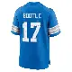 ＃17 Men's Dicaprio Bootle Blue Game Detroit Lions 2nd Jersey