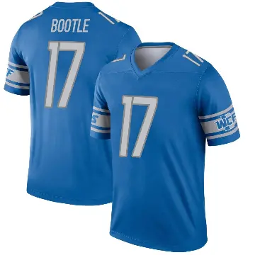 ＃17 Men's Dicaprio Bootle Blue Legend Detroit Lions Jersey