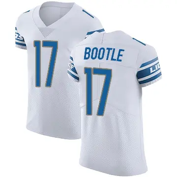 ＃17 Men's Dicaprio Bootle White Elite Detroit Lions Vapor Untouchable Jersey