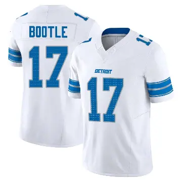 ＃17 Men's Dicaprio Bootle White Limited Detroit Lions Vapor F.U.S.E. 2nd Jersey