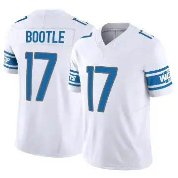 ＃17 Men's Dicaprio Bootle White Limited Detroit Lions Vapor F.U.S.E. Jersey