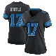 ＃17 Women's Dicaprio Bootle Black Game Detroit Lions Alternate 2nd Jersey