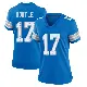 ＃17 Women's Dicaprio Bootle Blue Game Detroit Lions 2nd Jersey