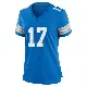 ＃17 Women's Dicaprio Bootle Blue Game Detroit Lions 2nd Jersey