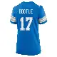 ＃17 Women's Dicaprio Bootle Blue Game Detroit Lions 2nd Jersey