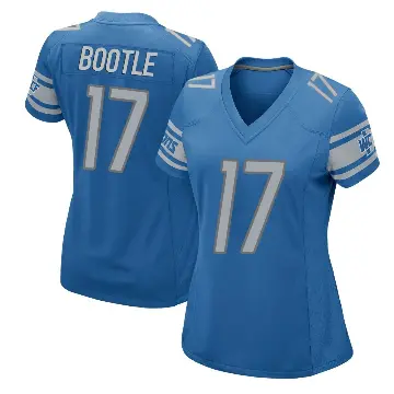 ＃17 Women's Dicaprio Bootle Blue Game Detroit Lions Team Color Jersey