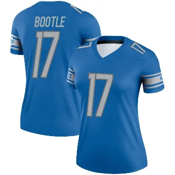 ＃17 Women's Dicaprio Bootle Blue Legend Detroit Lions Jersey