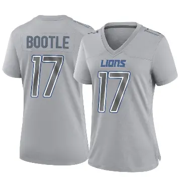 ＃17 Women's Dicaprio Bootle Gray Game Detroit Lions Atmosphere Fashion Jersey