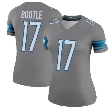 ＃17 Women's Dicaprio Bootle Legend Detroit Lions Color Rush Steel Jersey