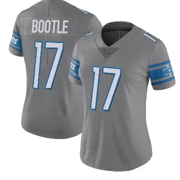 ＃17 Women's Dicaprio Bootle Limited Detroit Lions Color Rush Steel Jersey