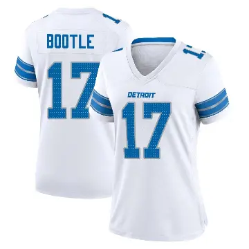 ＃17 Women's Dicaprio Bootle White Game Detroit Lions 2nd Jersey