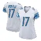 ＃17 Women's Dicaprio Bootle White Game Detroit Lions Jersey
