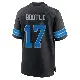 ＃17 Youth Dicaprio Bootle Black Game Detroit Lions Alternate 2nd Jersey