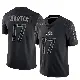 ＃17 Youth Dicaprio Bootle Black Limited Detroit Lions Reflective Jersey