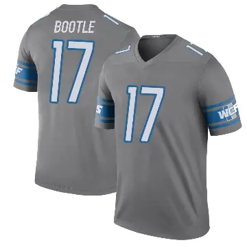 ＃17 Youth Dicaprio Bootle Legend Detroit Lions Color Rush Steel Jersey