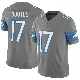 ＃17 Youth Dicaprio Bootle Limited Detroit Lions Silver Vapor F.U.S.E. Jersey