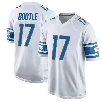 ＃17 Youth Dicaprio Bootle White Game Detroit Lions Jersey