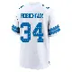＃34 Men's Kye Robichaux White Game Detroit Lions 2nd Jersey