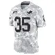 ＃35 Men's Tyson Russell Arctic Camo Limited Detroit Lions 2024 Salute to Service Jersey