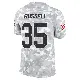＃35 Men's Tyson Russell Arctic Camo Limited Detroit Lions 2024 Salute to Service Jersey