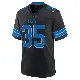 ＃35 Men's Tyson Russell Black Game Detroit Lions Alternate 2nd Jersey