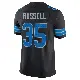 ＃35 Men's Tyson Russell Black Limited Detroit Lions Alternate Vapor F.U.S.E. 2nd Jersey