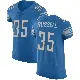＃35 Men's Tyson Russell Blue Elite Detroit Lions Team Color Vapor Untouchable Jersey