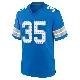 ＃35 Men's Tyson Russell Blue Game Detroit Lions 2nd Jersey