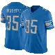 ＃35 Men's Tyson Russell Blue Limited Detroit Lions Vapor F.U.S.E. Jersey