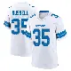 ＃35 Men's Tyson Russell White Game Detroit Lions 2nd Jersey
