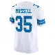 ＃35 Men's Tyson Russell White Limited Detroit Lions Vapor F.U.S.E. 2nd Jersey
