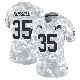＃35 Women's Tyson Russell Arctic Camo Limited Detroit Lions 2024 Salute to Service Jersey