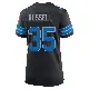 ＃35 Women's Tyson Russell Black Game Detroit Lions Alternate 2nd Jersey