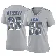 ＃35 Women's Tyson Russell Gray Game Detroit Lions Atmosphere Fashion Jersey