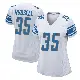 ＃35 Women's Tyson Russell White Game Detroit Lions Jersey
