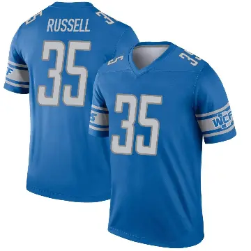 ＃35 Youth Tyson Russell Blue Legend Detroit Lions Jersey