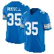 ＃35 Youth Tyson Russell Blue Limited Detroit Lions Vapor F.U.S.E. 2nd Jersey