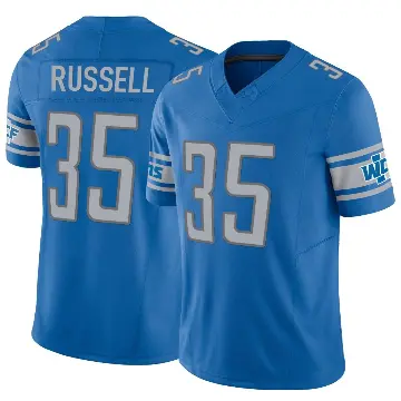 ＃35 Youth Tyson Russell Blue Limited Detroit Lions Vapor F.U.S.E. Jersey