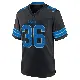 ＃36 Men's Erick Hallett Black Game Detroit Lions Alternate 2nd Jersey