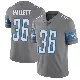 ＃36 Men's Erick Hallett Limited Detroit Lions Color Rush Steel Vapor Untouchable Jersey
