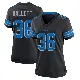 ＃36 Women's Erick Hallett Black Game Detroit Lions Alternate 2nd Jersey