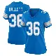 ＃36 Women's Erick Hallett Blue Game Detroit Lions 2nd Jersey