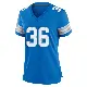 ＃36 Women's Erick Hallett Blue Game Detroit Lions 2nd Jersey
