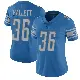 ＃36 Women's Erick Hallett Blue Limited Detroit Lions Team Color Vapor Untouchable Jersey