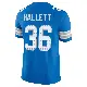 ＃36 Youth Erick Hallett Blue Limited Detroit Lions Vapor F.U.S.E. 2nd Jersey