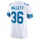 ＃36 Youth Erick Hallett White Limited Detroit Lions Vapor F.U.S.E. 2nd Jersey