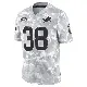 ＃38 Men's Nick Whiteside Arctic Camo Limited Detroit Lions 2024 Salute to Service Jersey
