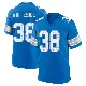 ＃38 Men's Nick Whiteside Blue Game Detroit Lions 2nd Jersey